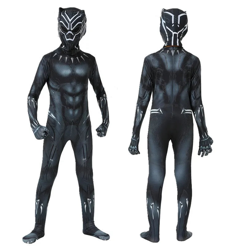 Anime Superhero Black Panther Costume