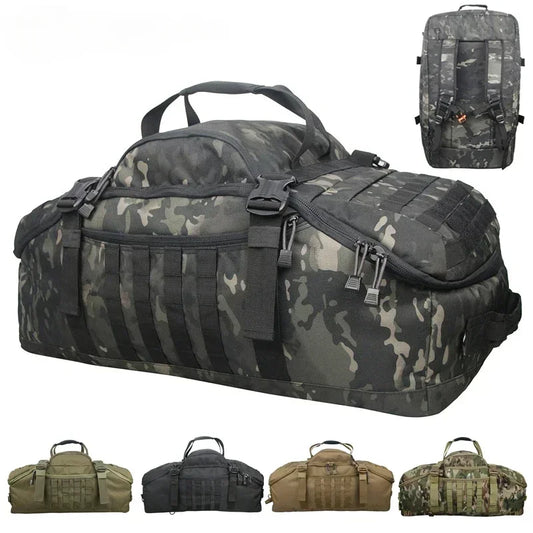 Large Tactical Duffle Bags - 40L, 60L, & 80L for Camping & Hiking