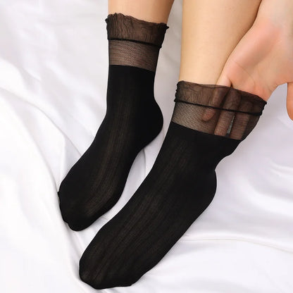 Crystal Lace Mesh Socks