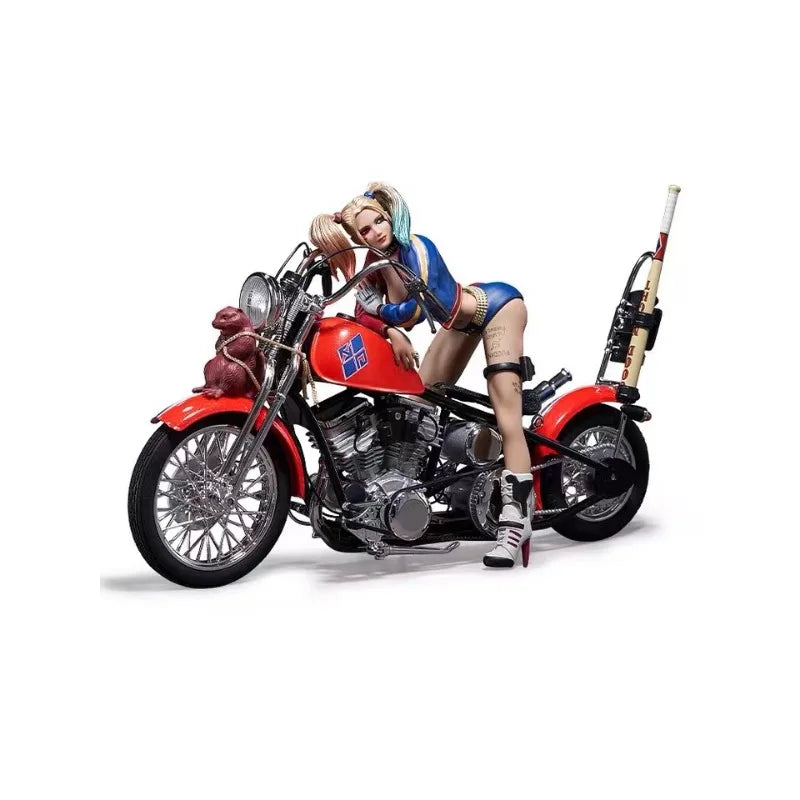 Harley Quinn Alloy Motorcycle Scene Suit - Hot Toys Action Figure