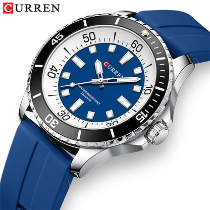 Curren Luxury Men's Quartz Watch: Sport Waterproof & Luminous