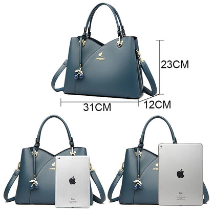 Ladies High-Quality Soft Leather Tote Bag