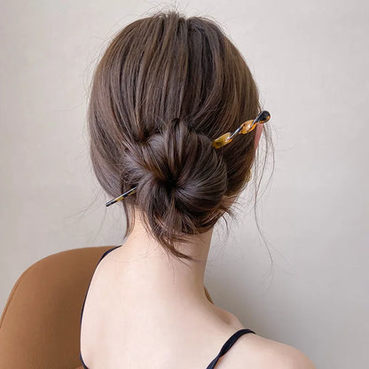 Vintage Acetate Resin Hair Sticks | Trendy Women's Hairpins & Wedding Accessories