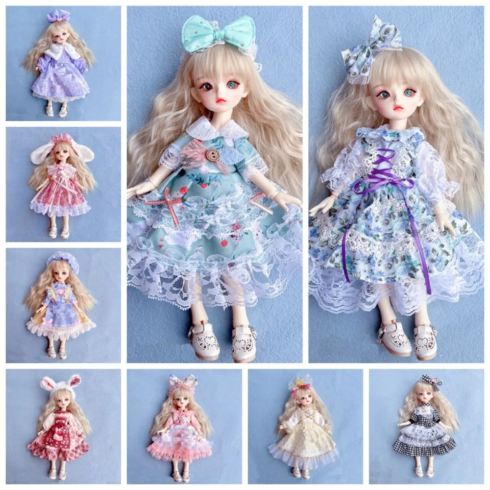 Doll Dress JK Uniform | Multiple Color Doll Clothing