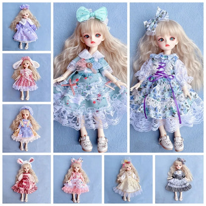 Doll Dress JK Uniform | Multiple Color Doll Clothing