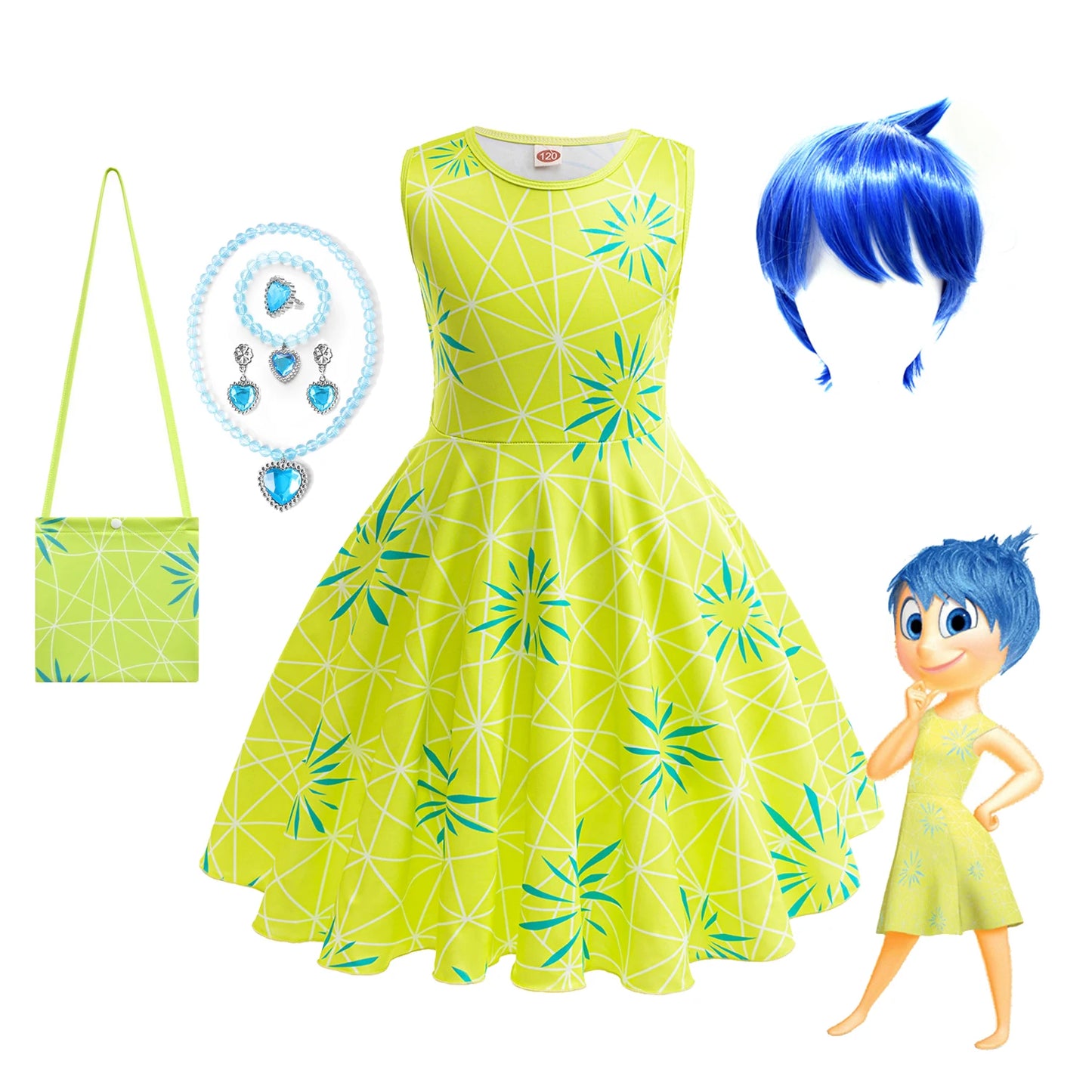 Inside Out Joy Cosplay Costume for Kids