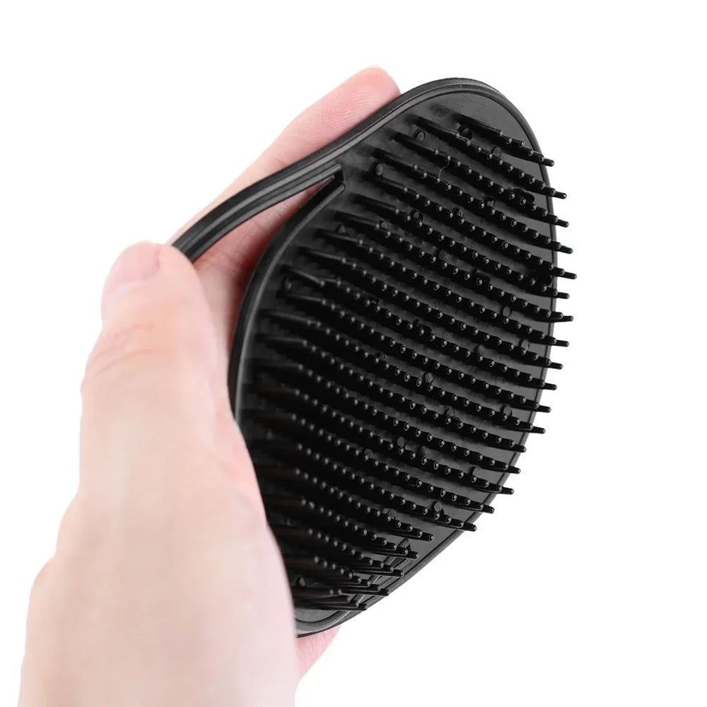 Portable Men’s Beard & Scalp Shampoo Comb - Travel Brush