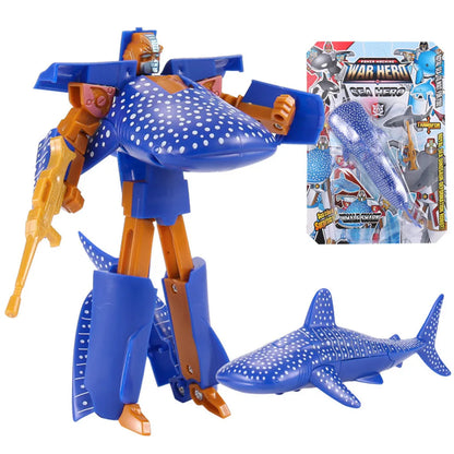 Intelligent Shark Transformer Robot