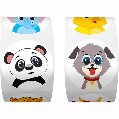 Cartoon Animal Stickers – Cute Labels for Kids