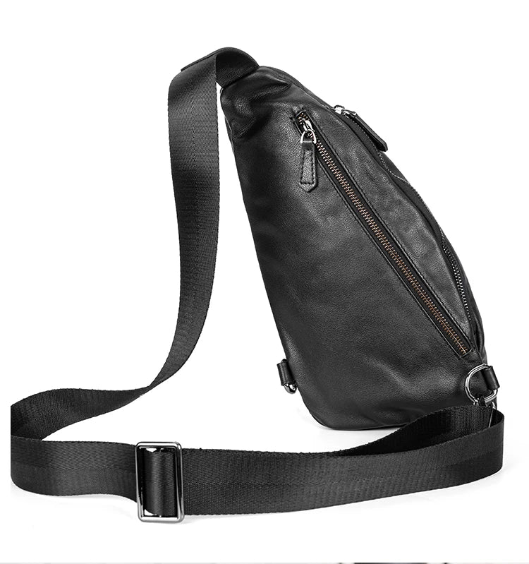 Small Leisure Shoulder & Crossbody Sling Bag | Black