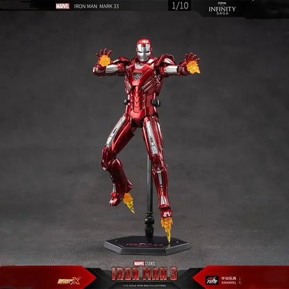 Hot Toys Iron Man Mk33 Mk5 1/10 Action Figure Anime Model