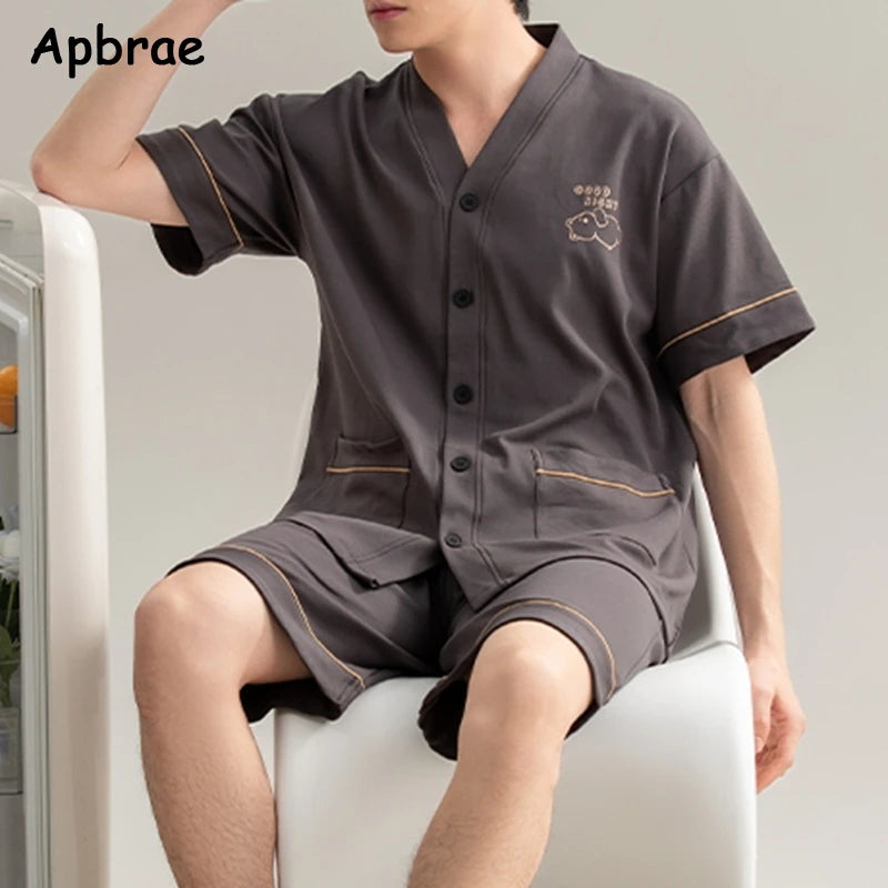 100% Pure Cotton Pajamas for Men – Soft, Comfortable Lounge Wear