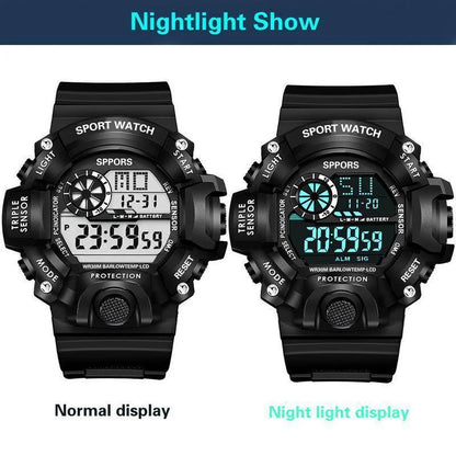 Kegllect Men's Sports Multifunction Digital Watch