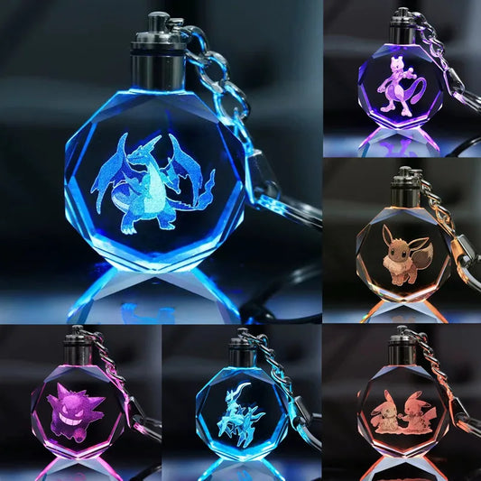 Pokemon Crystal Luminous Keychain