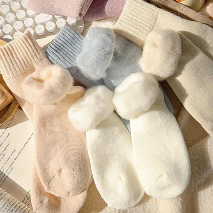 Thicker Plush Sheep Wool Thermal Socks