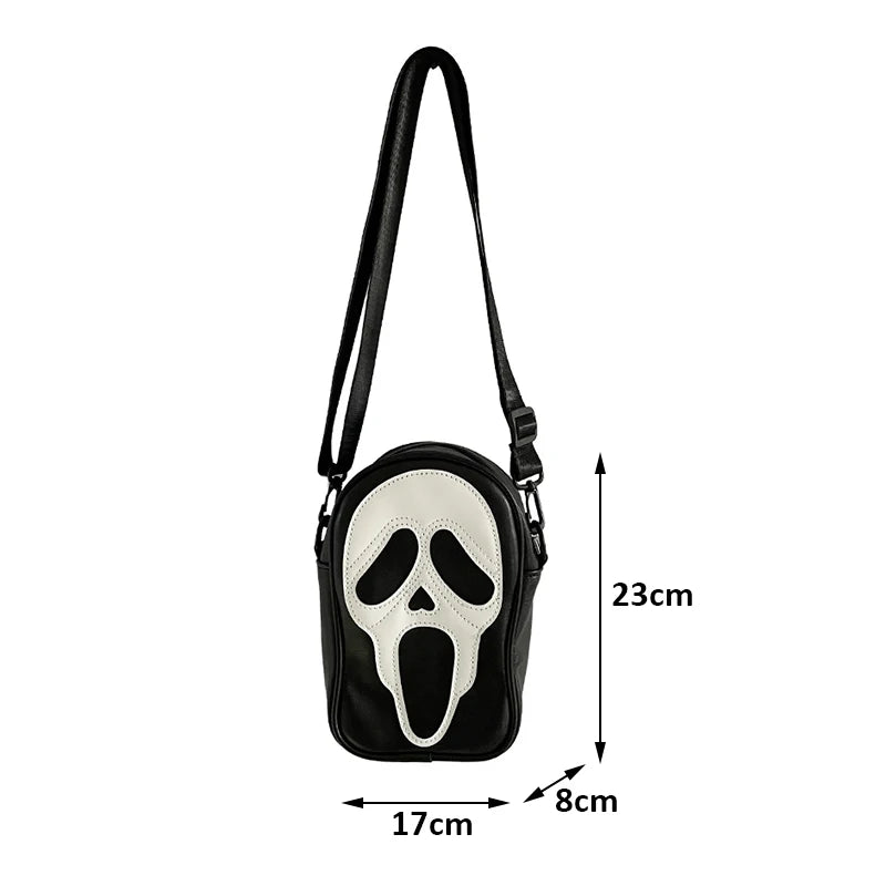 Ghost Skull Crossbody Bag