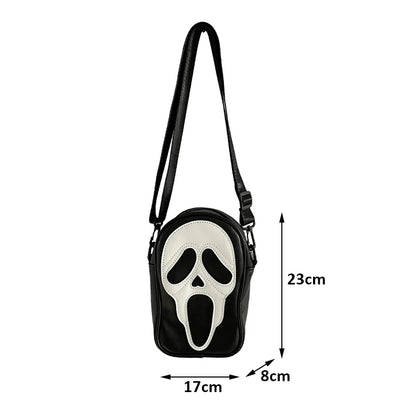 Ghost Skull Crossbody Bag