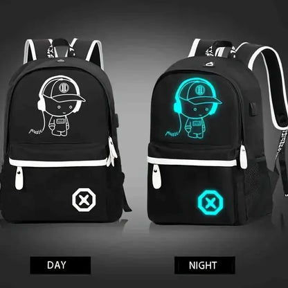 Luminous Anime School Backpack