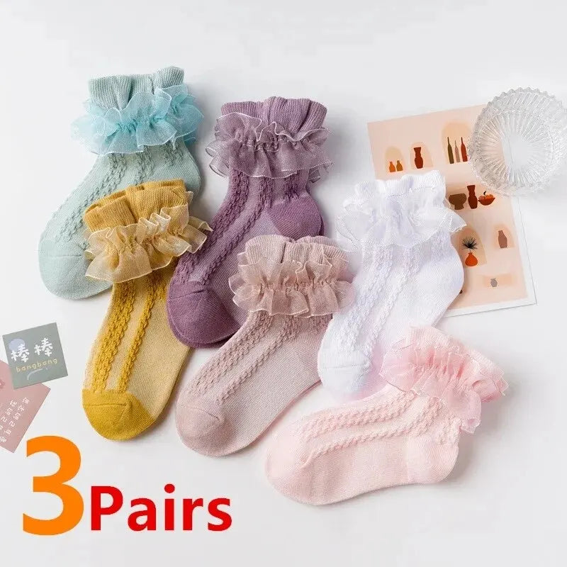 Frilly Lace Tutu Sock