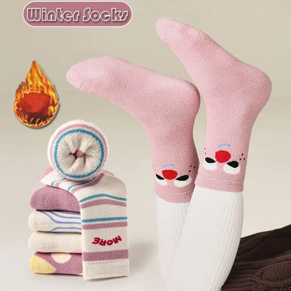 Trendy Cartoon Socks for Baby Girls