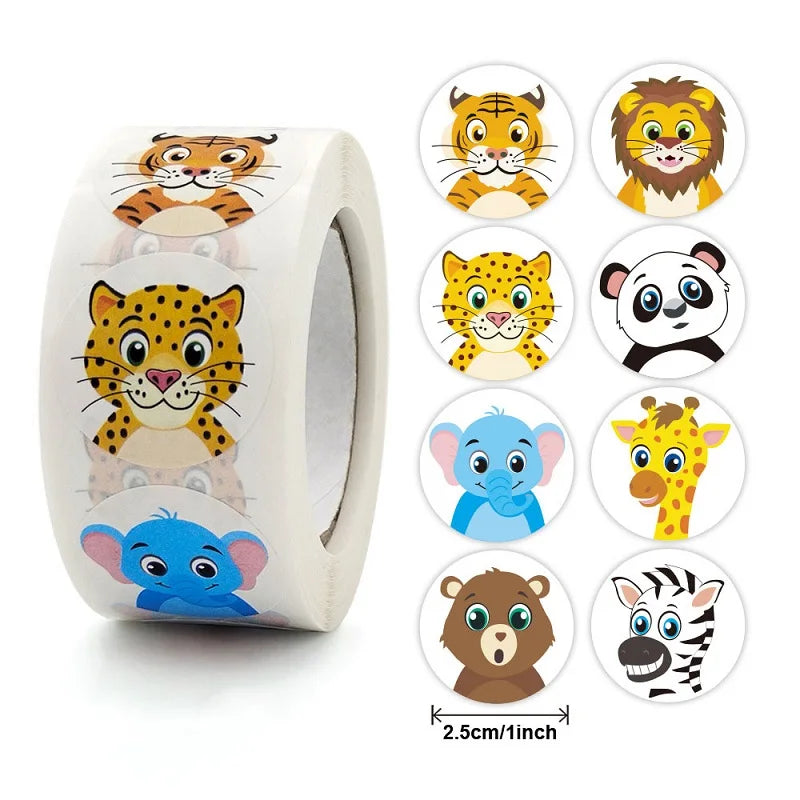 Animal Stickers for Kids – DIY Gift, Toy & Label Decoration