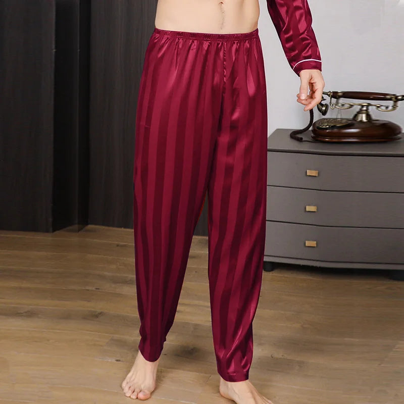 Men's Ice Silk Pajama Pants