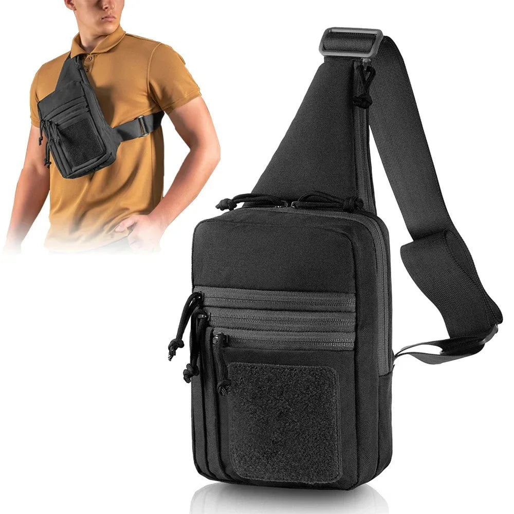 Tactical Shoulder Chest Bag for Concealed Carry