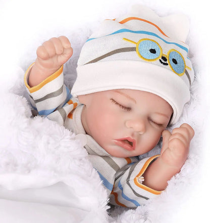 12-Inch Realistic Sleeping Reborn Baby Doll for Kids 3+