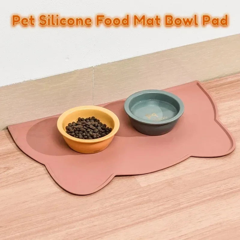 Non-Slip Pet Silicone Feeding Mat