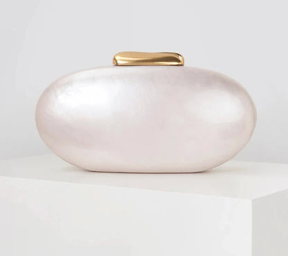 Oval Shaped Acrylic Evening Handbags | Elegant Clutch Purses for Women