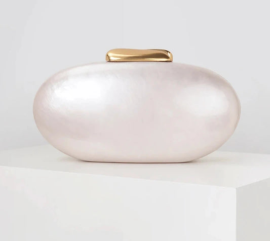 Oval Shaped Acrylic Evening Handbags | Elegant Clutch Purses for Women