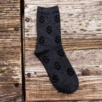 Men Money Dollar 3D Patterned Socks