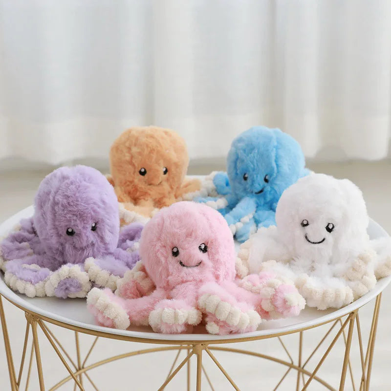 Plush Octopus Squeaky Pet Toy