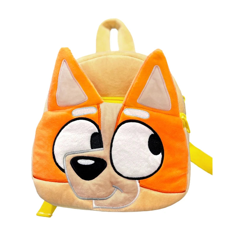 Bingo & Bluey Plush Backpack | Family Cosplay Kindergarten Cartoon School Bag