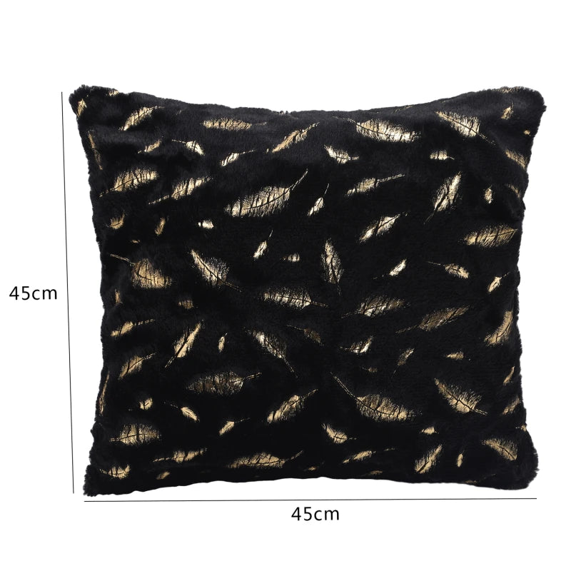 New Short Fleece Cushion Cover – Plush Winter Warm Fluffy Pillowcase (45x45cm)