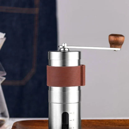 Premium Stainless Steel Manual Coffee Grinder with Scale