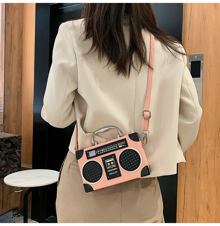 Fun Creative Radio Shape Handbag