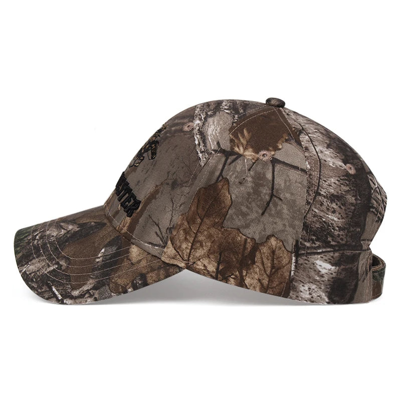 Winchester Embroidered Tactical Camo Baseball Cap for Men – Adjustable Outdoor Sports Sun Hat