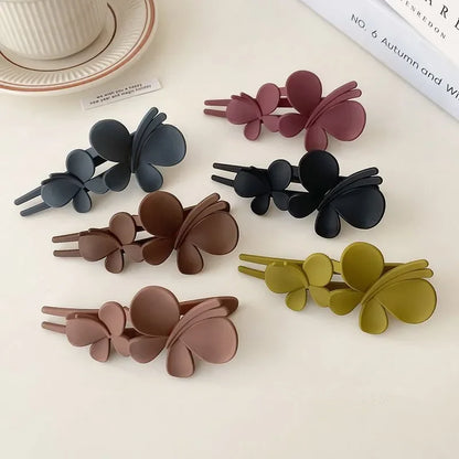 Double Butterfly Duckbill Hair Claws | Fashion Hair Clips for Women