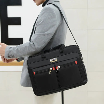 Fashion Large Capacity Men’s Briefcase - Multifunction Laptop Bag