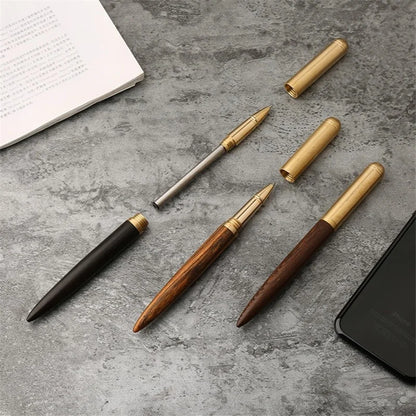 High-Quality Luxury Wood Ballpoint Pen - Business Gift