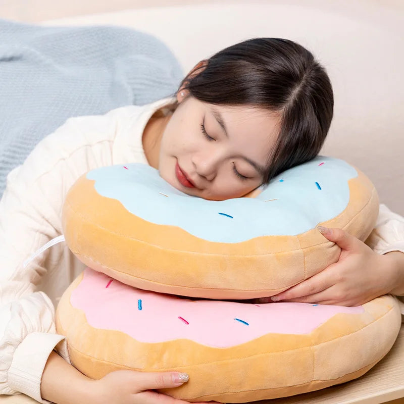 Chocolate Donut Pillow