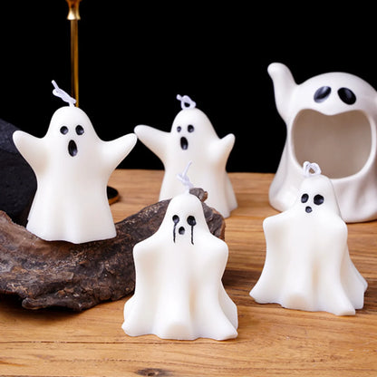 3D Ghost Silicone Candle Mold for Halloween