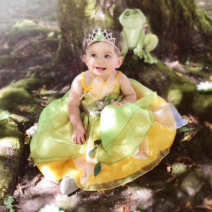 Girls Princess Tiana Cosplay Dress