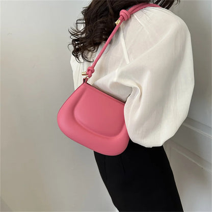 Soft PU Ladies Leather Crossbody Bag