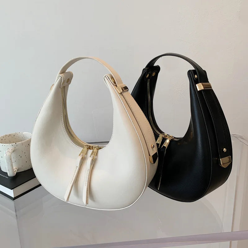 Luxury Solid Underarm Bag for Women