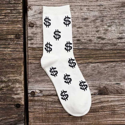 Men Money Dollar 3D Patterned Socks