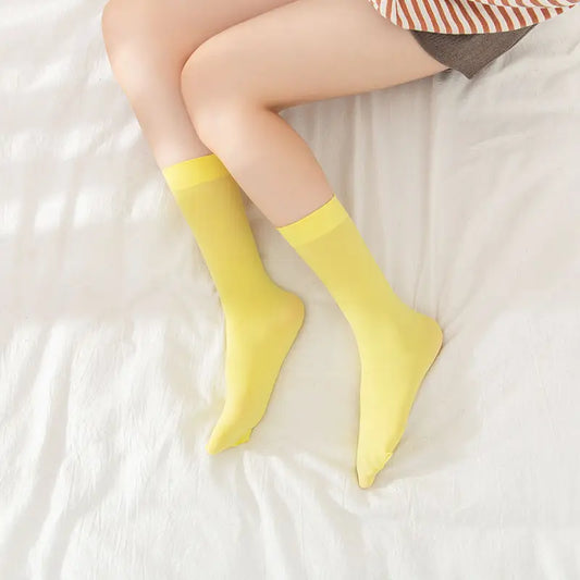 Japanese Streetwear Neon Short Socks Series 2