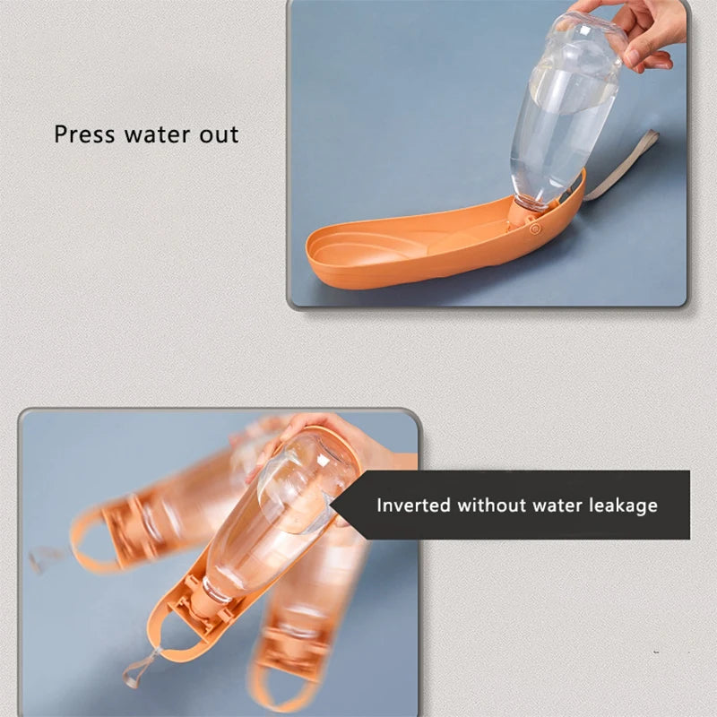 Portable Dog Water Bottle | Foldable Lightweight Drinking Bowl for Dogs