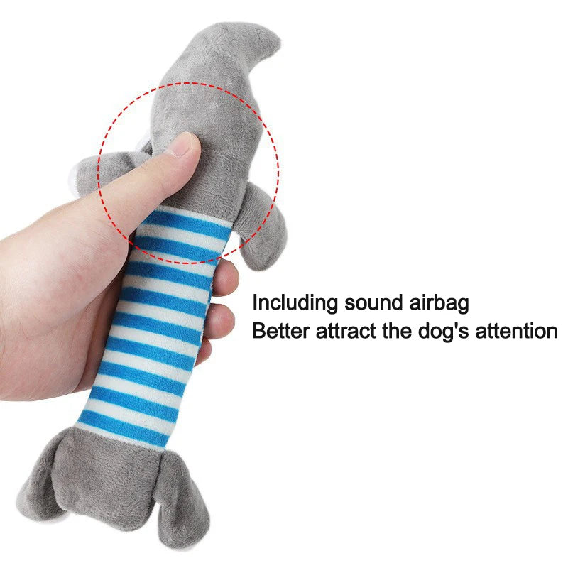 Plush Animal Shape Squeaky Dog Toy